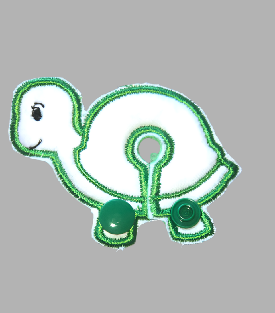 Turtle print handmade cloth g-tube pad