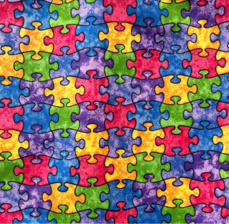 autism puzzle 2.75" gtube pad