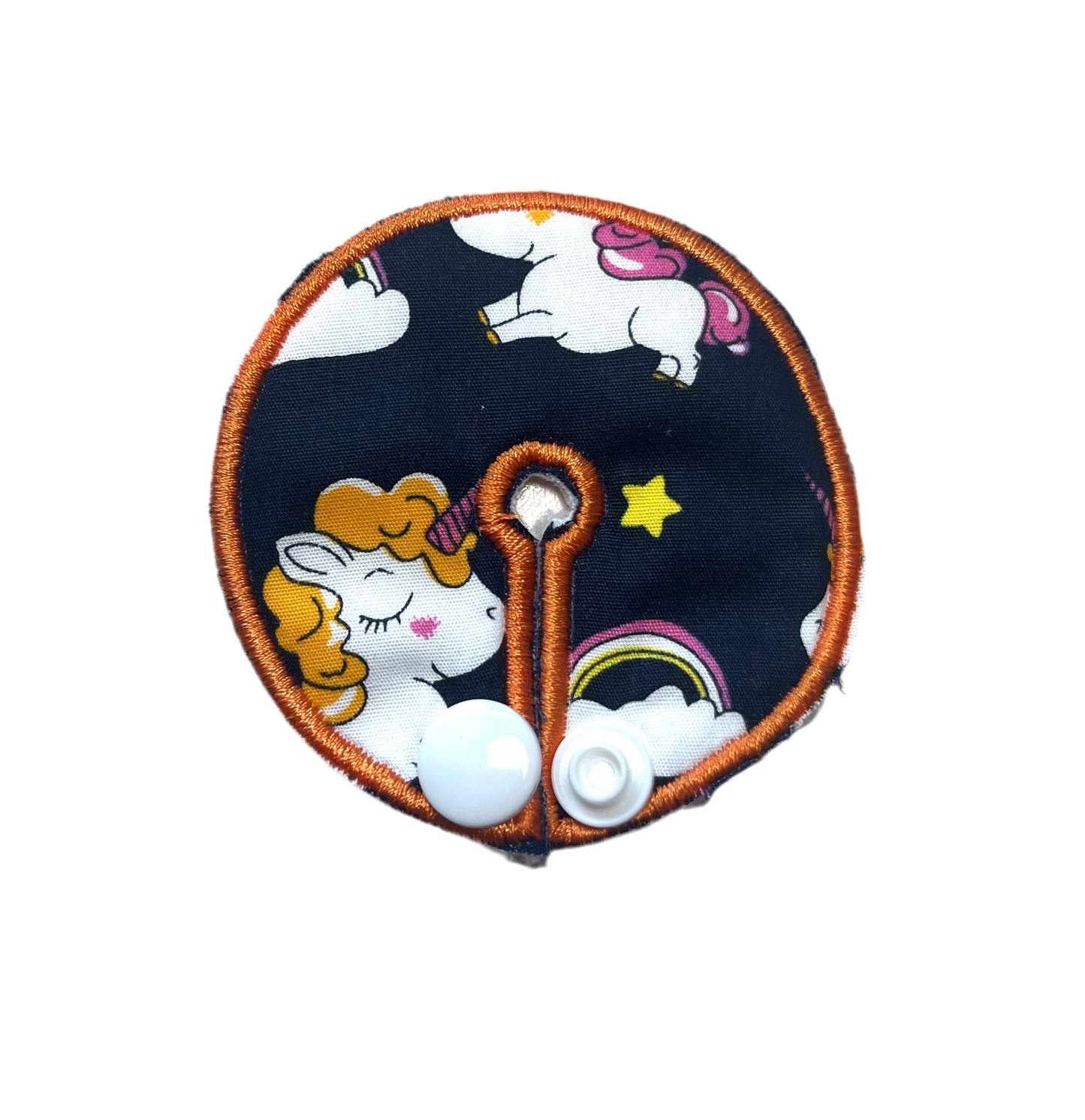 Unicorns on navy 2.75" gtube pad