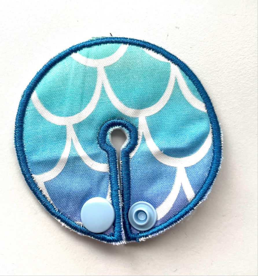 mermaid scale 2.75" gtube pad