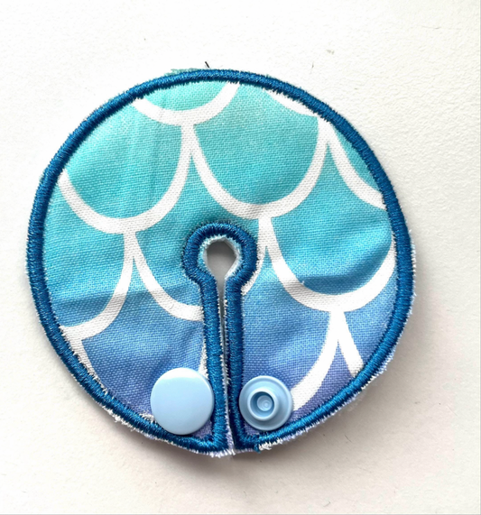 mermaid scale 2.75" gtube pad