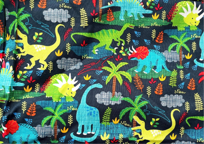 Navy dinosaur 2.75" gtube pad