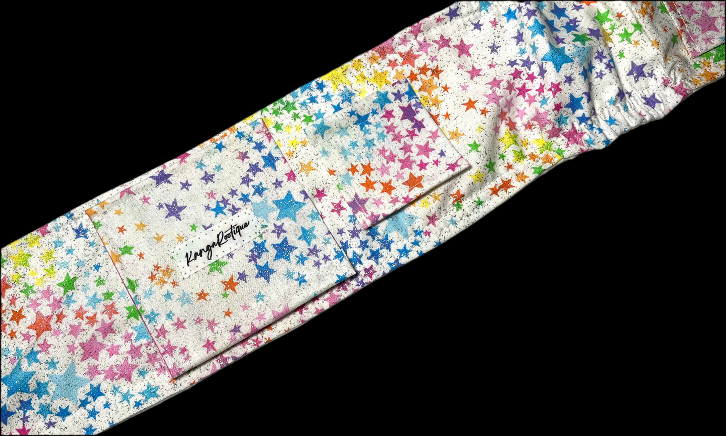 Glitter stars gtube belt belly band