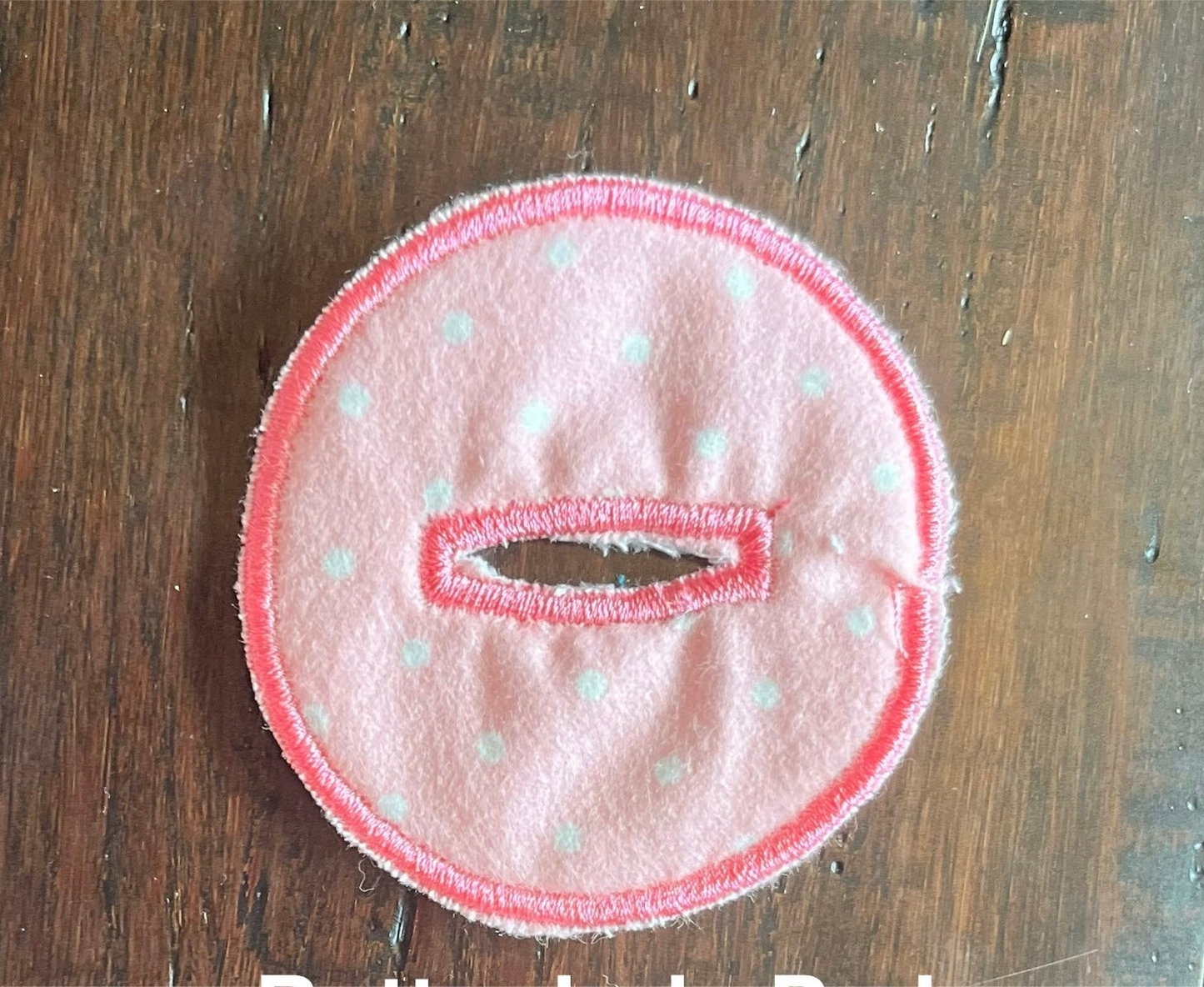 buttonhole gtube pad - RANDOM PRINT