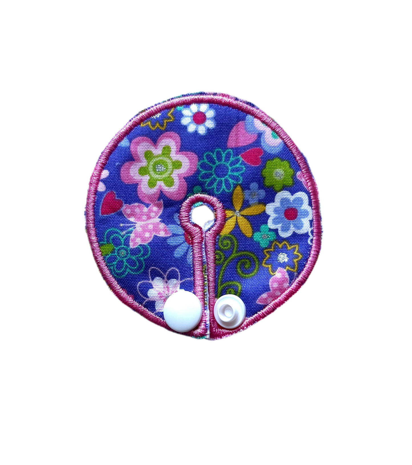 Purple flower 2.75" gtube pad