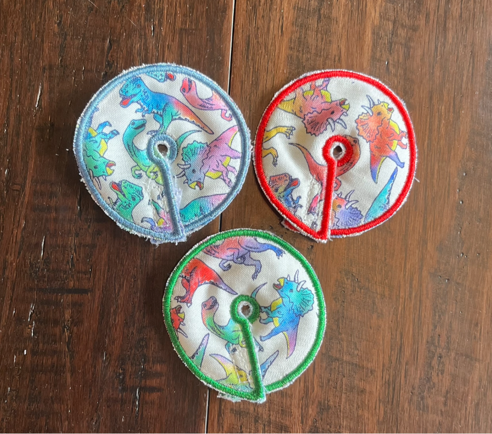 Ombre dinosaur 2.75" gtube pad ONE PAD