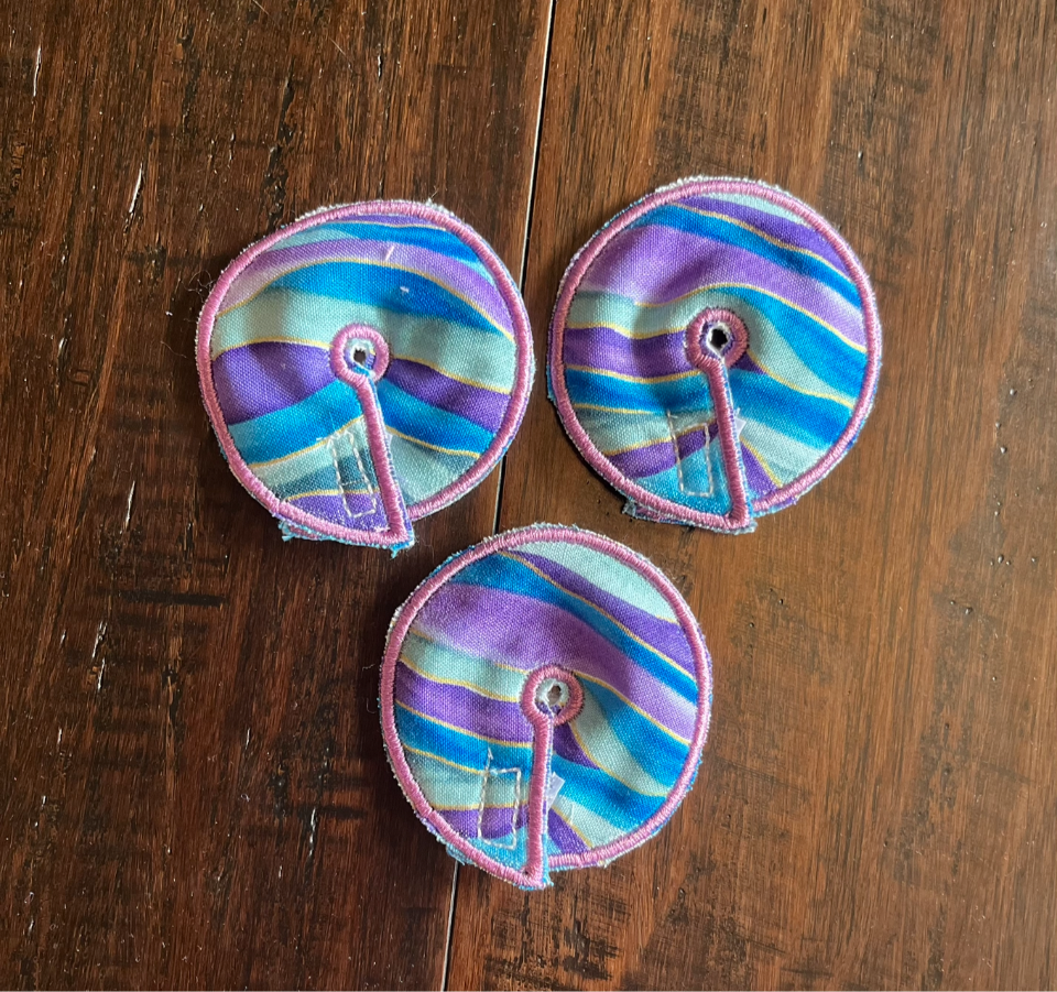 Purple swirl 2.75" gtube pad ONE PAD