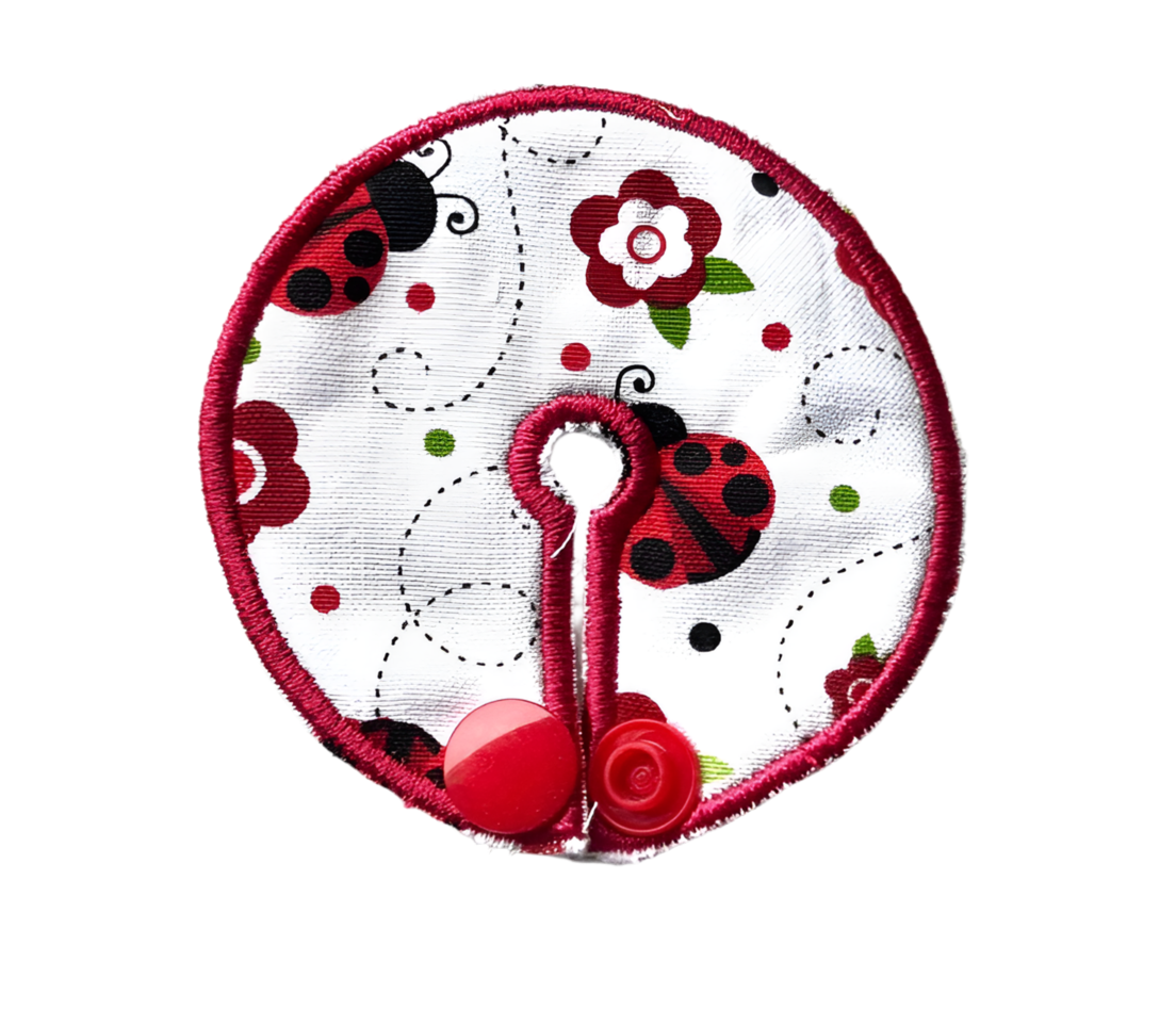 Red ladybug 2.75" gtube pad