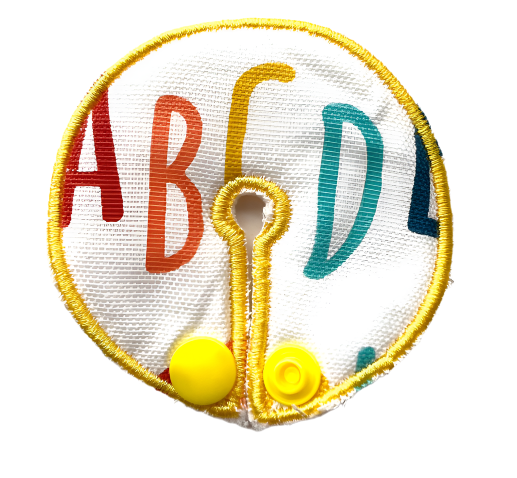 Primary alphabet 2.75" gtube pad