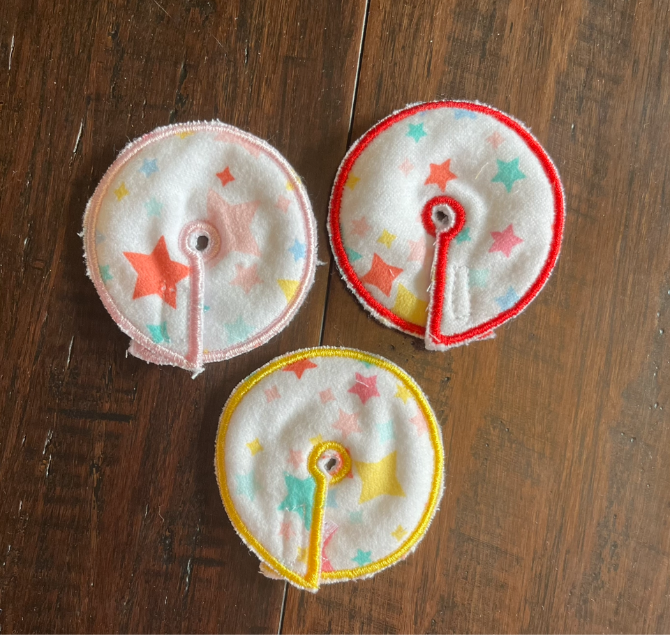 Pastel stars 2.75" gtube pad ONE PAD
