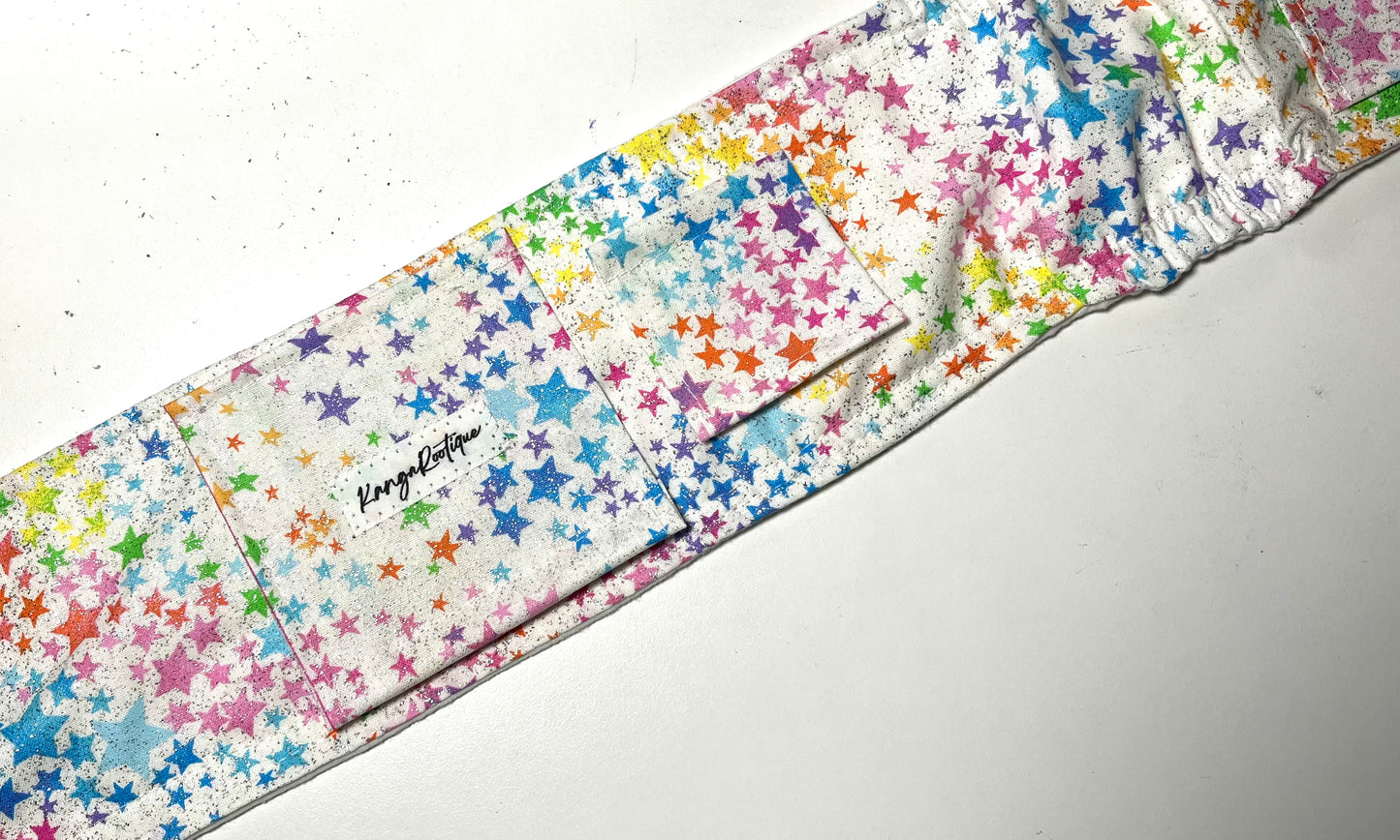 Glitter stars gtube belt belly band