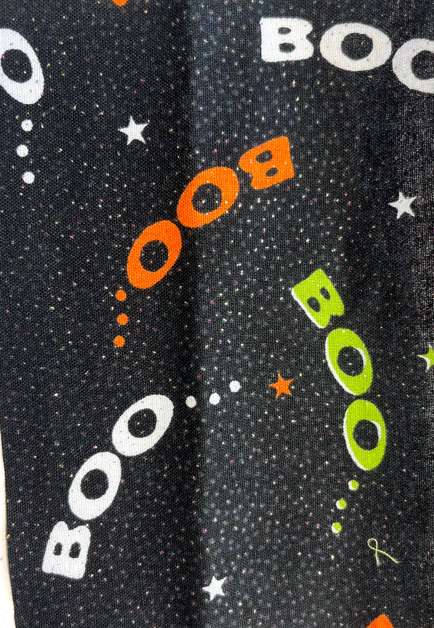 Halloween glitter BOO 2.75" gtube pad