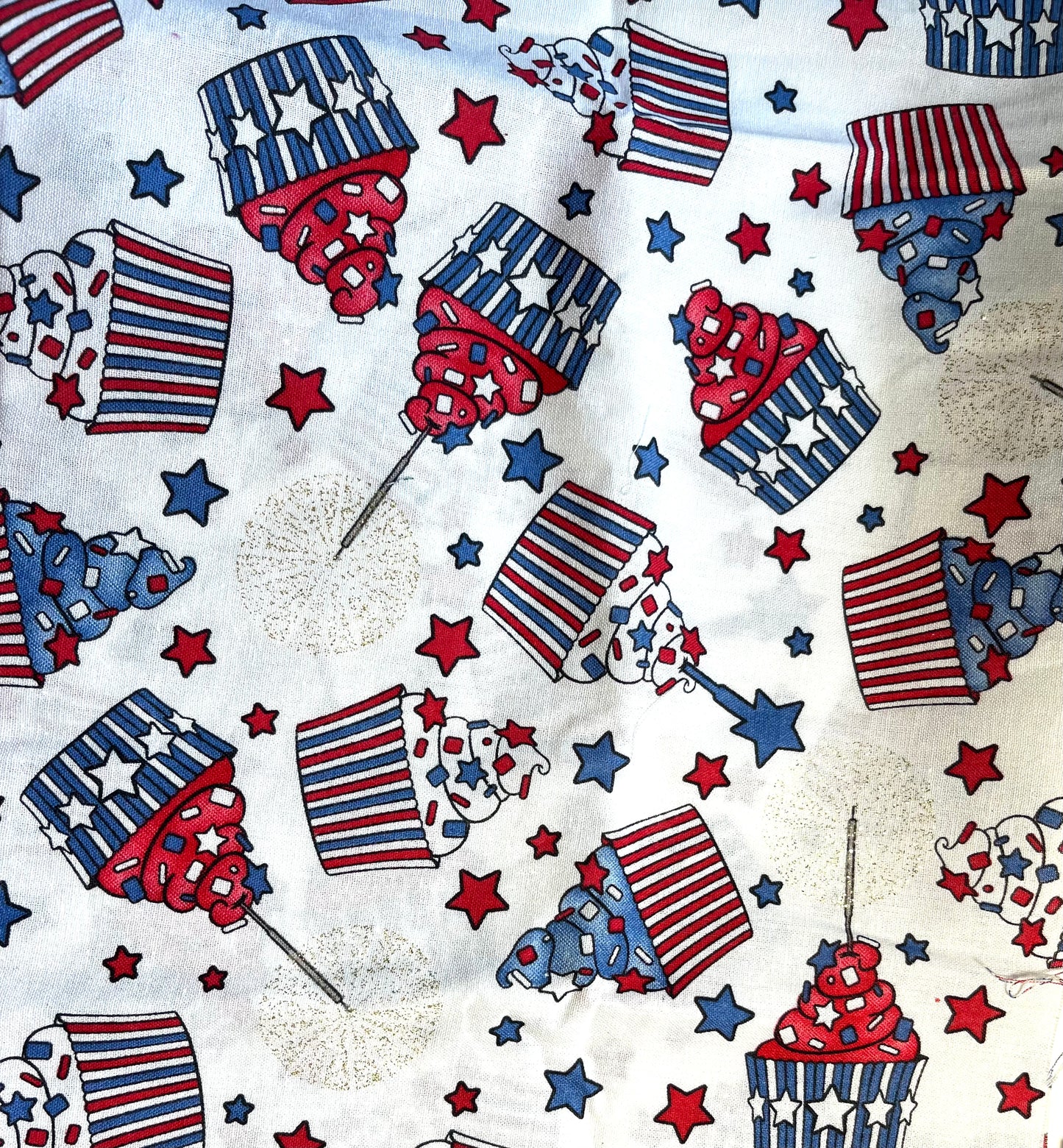 Patriotic cupcakes 2.75" gtube pad