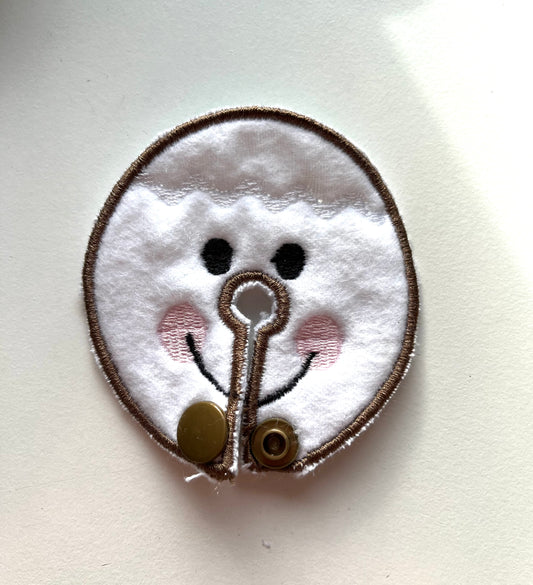 Christmas gingerbread face gtube pad