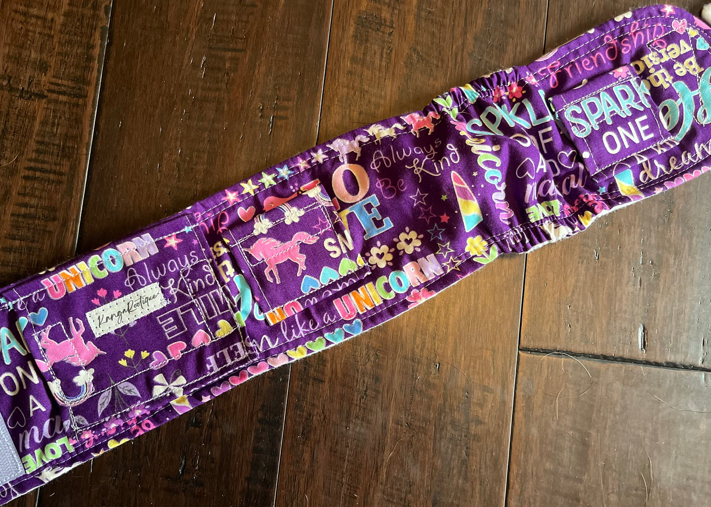 Unicorn sparkle gtube belt belly band