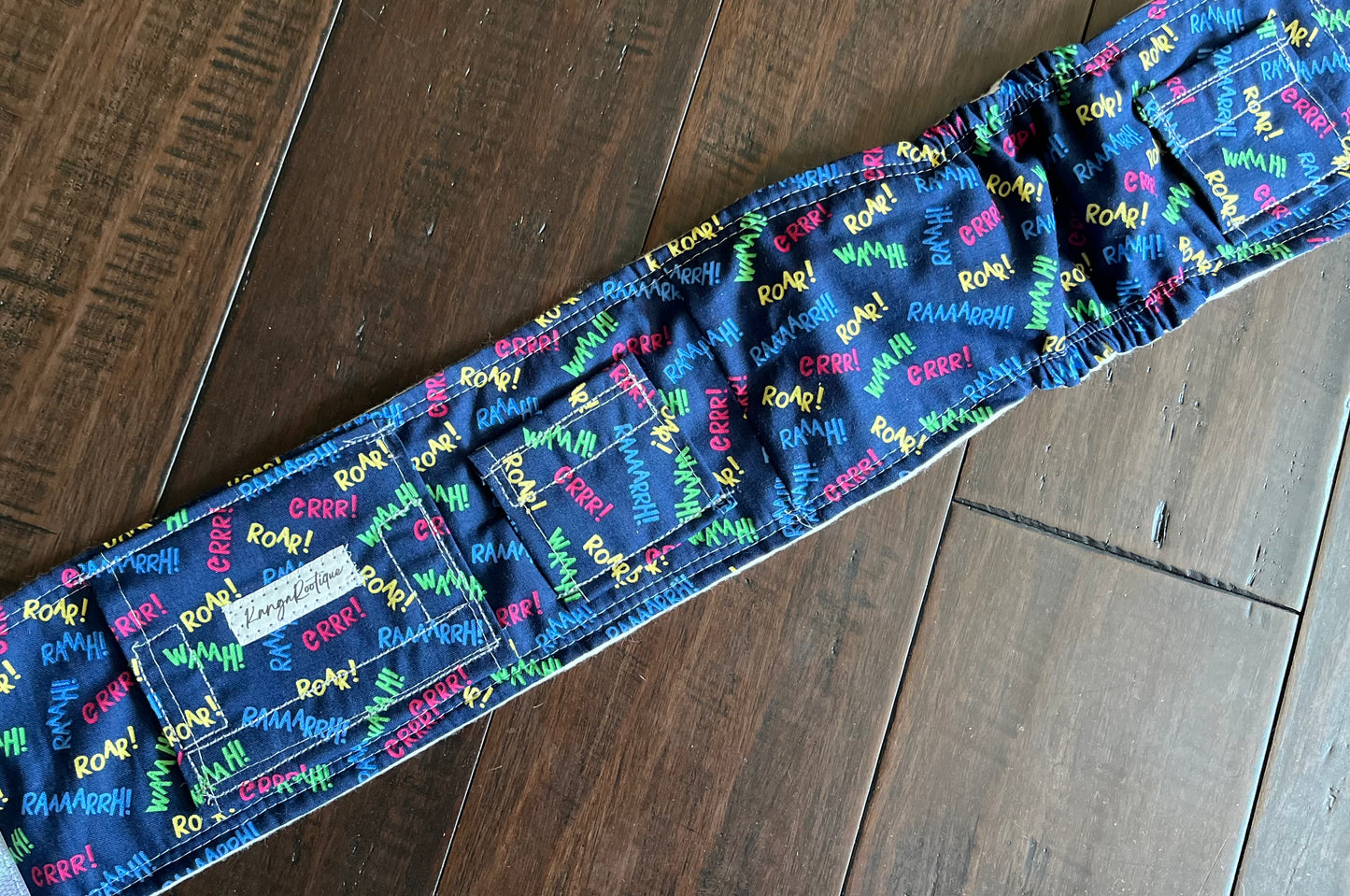 dinosaur words gtube belt belly band