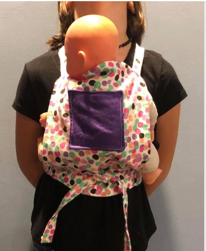 Baby carrier wrap mei-tai tula baby wearing doll carrier