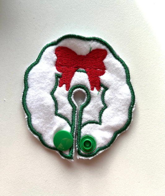 Christmas wreath gtube pad