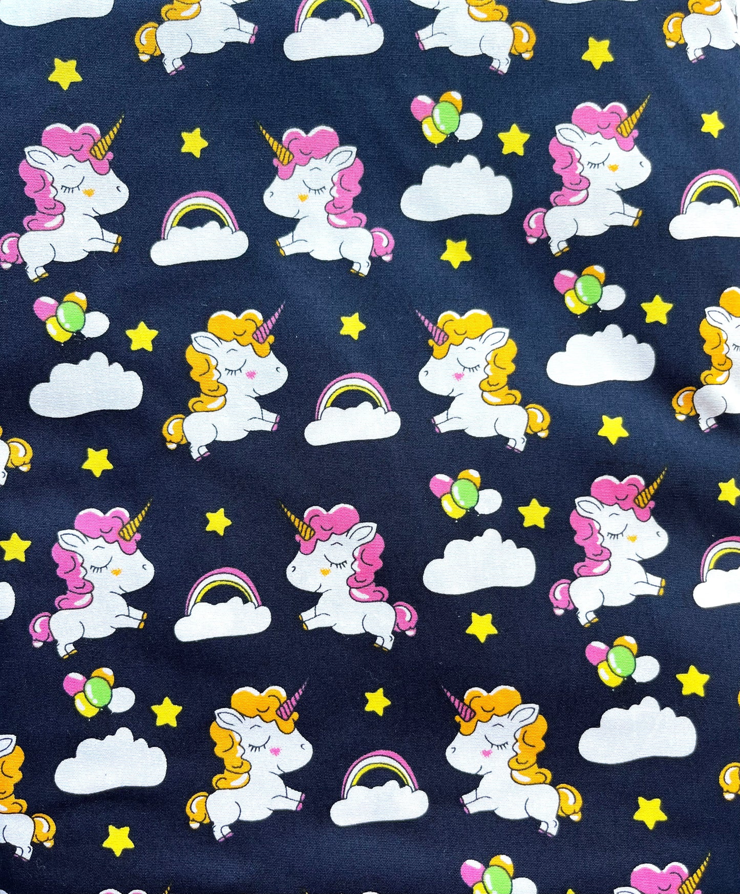Unicorns on navy 2.75" gtube pad