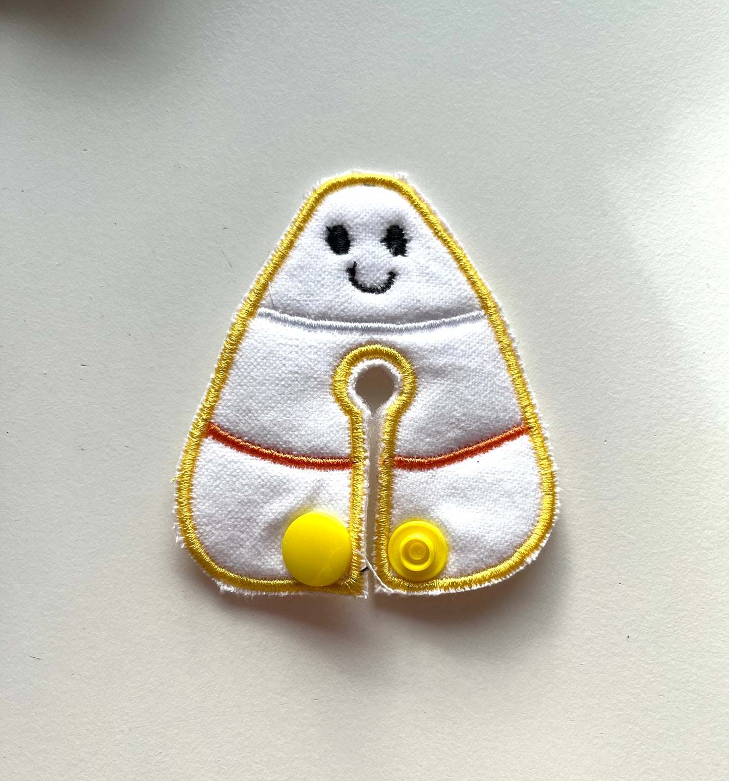 Candy corn gtube pad