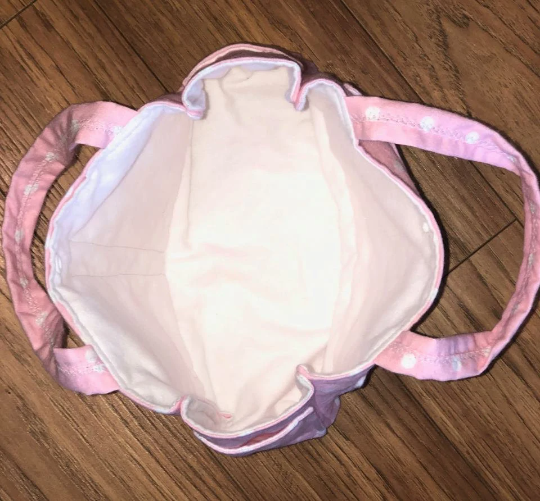 Baby Doll Diaper print handmade doll accessory, view 4