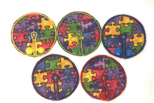 autism puzzle 2.75" gtube pad