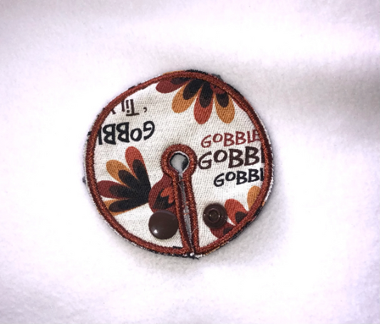 Thanksgiving Gobble Til You Wobble 2.75" gtube pad