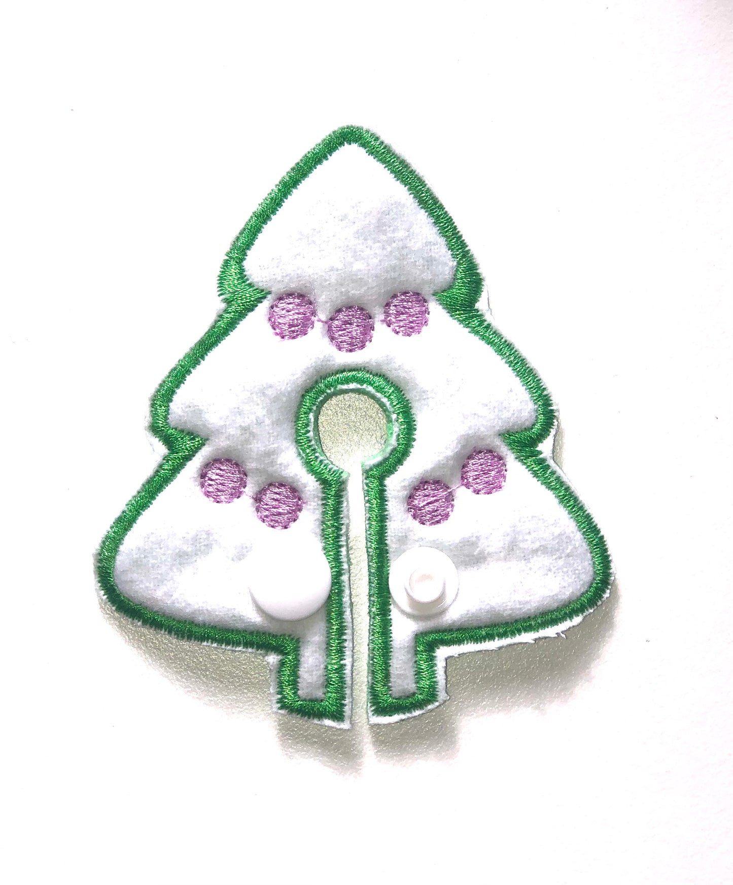 Christmas tree gtube pad