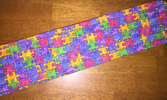 autism puzzle gtube belt belly band