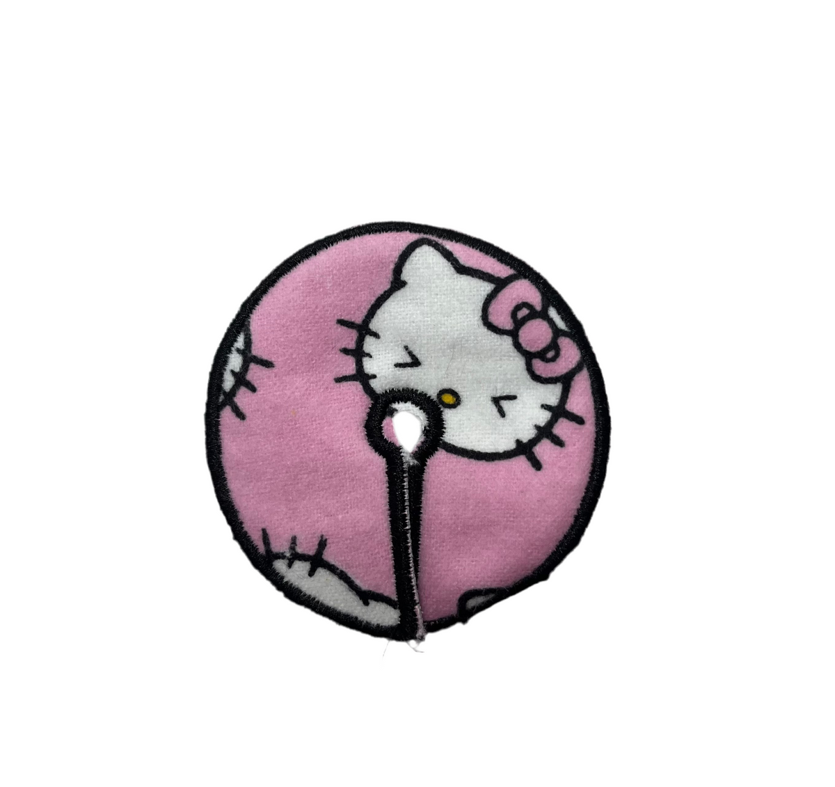Pink Cat print handmade cloth g-tube pad