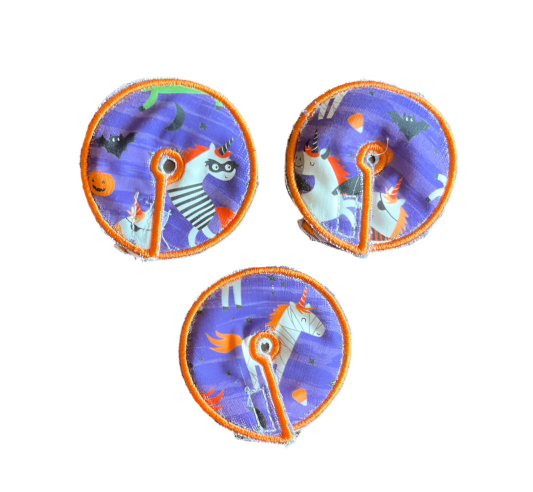 Halloween unicorns 2.75" gtube pad ONE PAD
