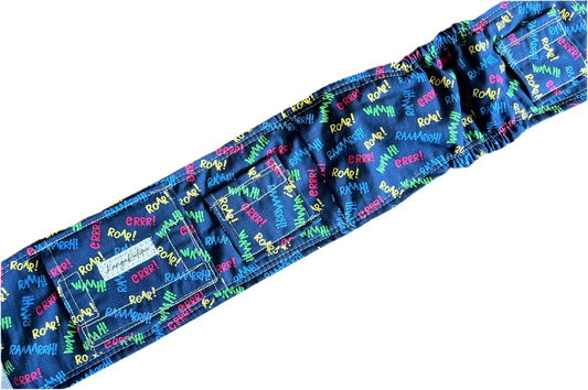 dinosaur words gtube belt belly band