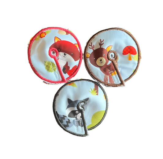 Woodland animals 2.75" gtube pad ONE PAD