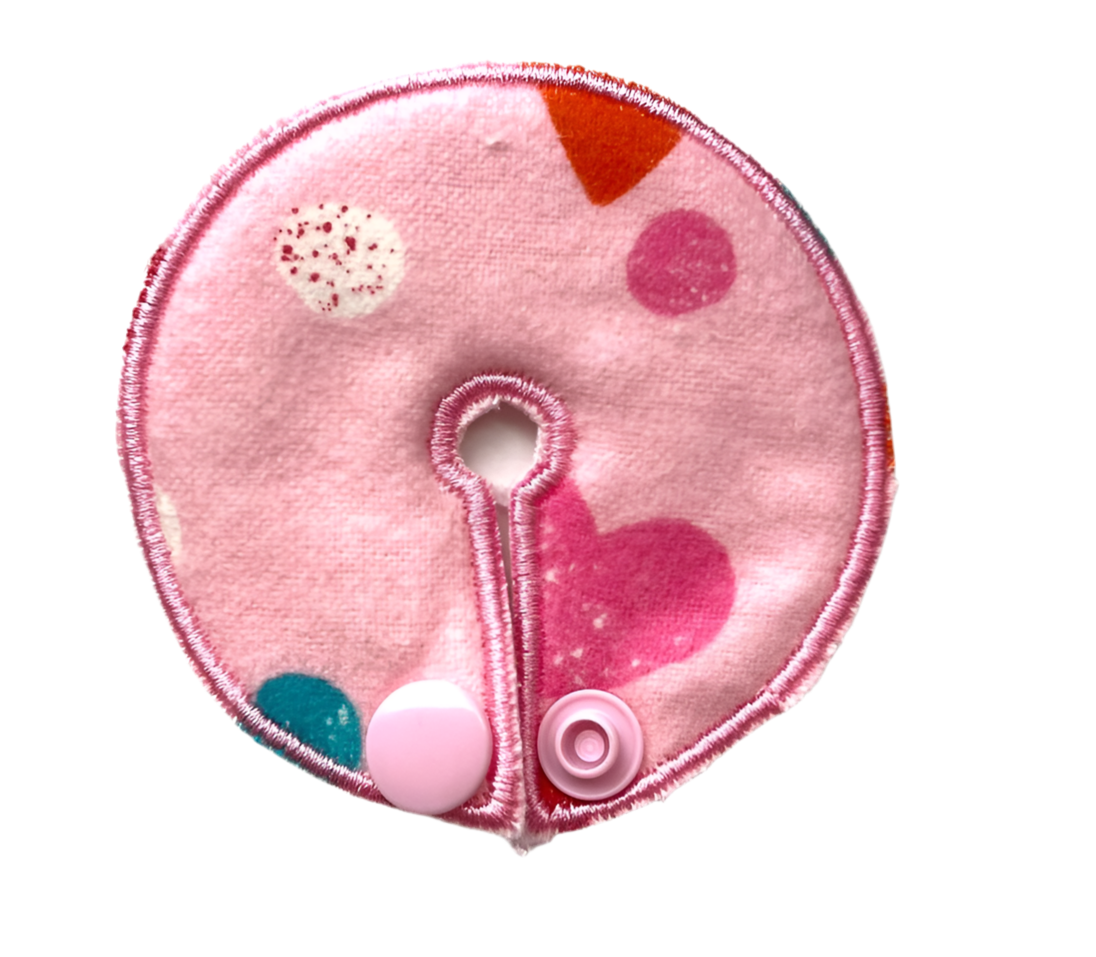 Pink hearts 2.75" gtube pad