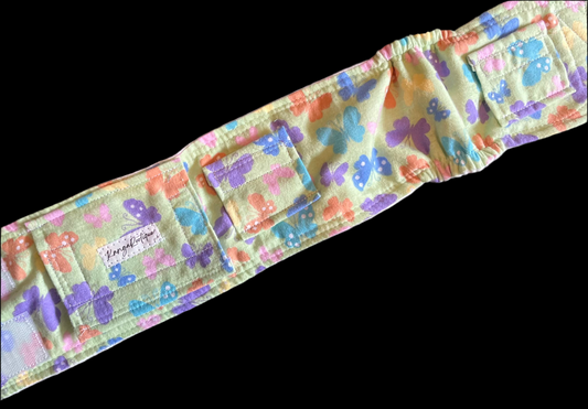 Green butterfly  gtube belt belly band