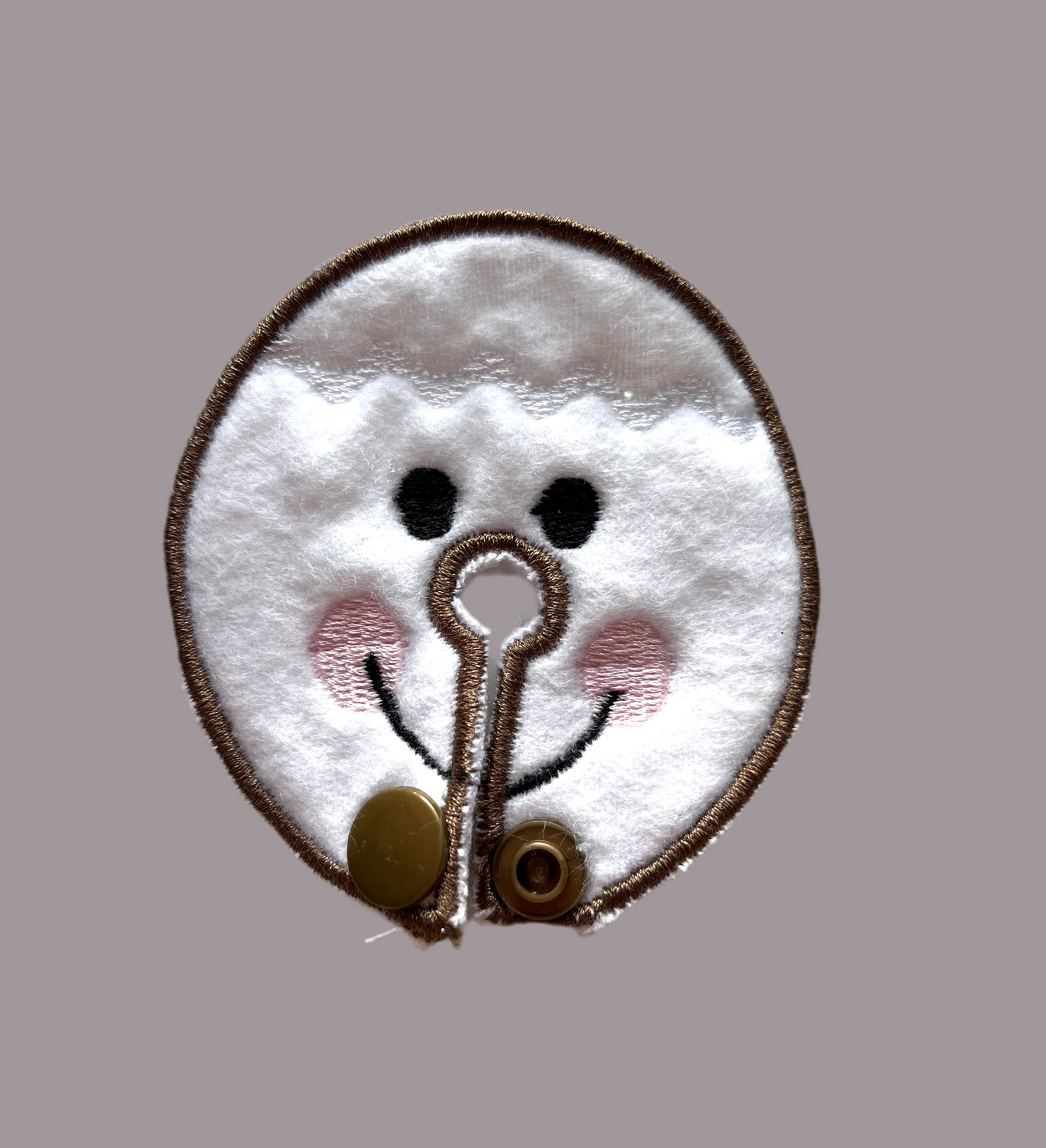 Christmas gingerbread face gtube pad