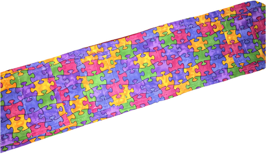 autism puzzle gtube belt belly band