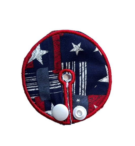 Patriotic old stars 2.75" gtube pad
