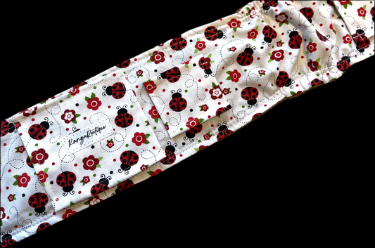 Red black ladybug gtube belt belly band