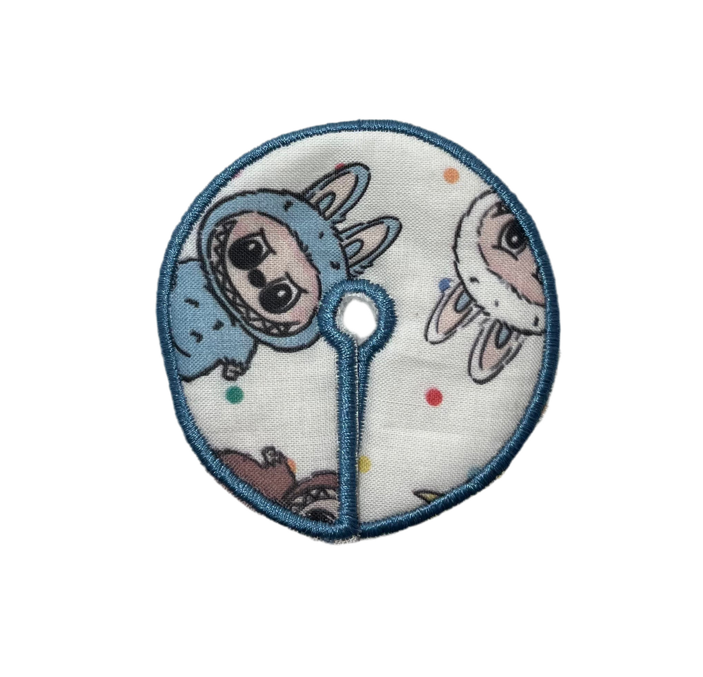 Monster on white 2.75" gtube pad