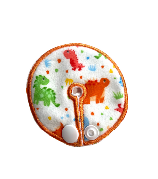 Multi color dinosaur 2.75" gtube pad
