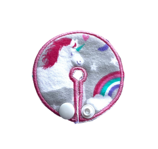 Unicorn on gray 2.75" gtube pad