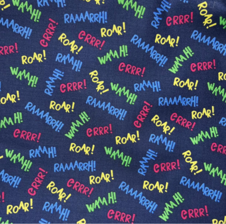 dinosaur words 2.75" gtube pad