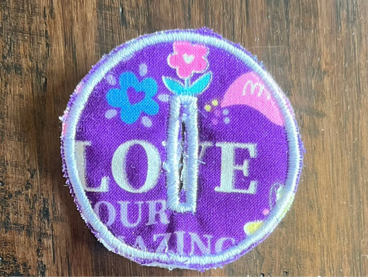 buttonhole gtube pad - RANDOM PRINT
