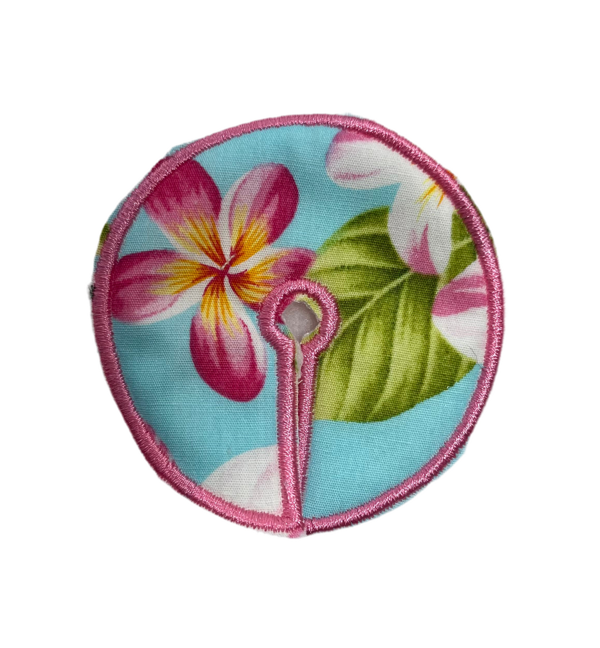 Hawaiian Flower print handmade cloth g-tube pad