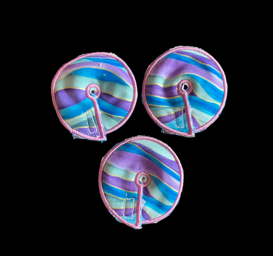 Purple swirl 2.75" gtube pad ONE PAD
