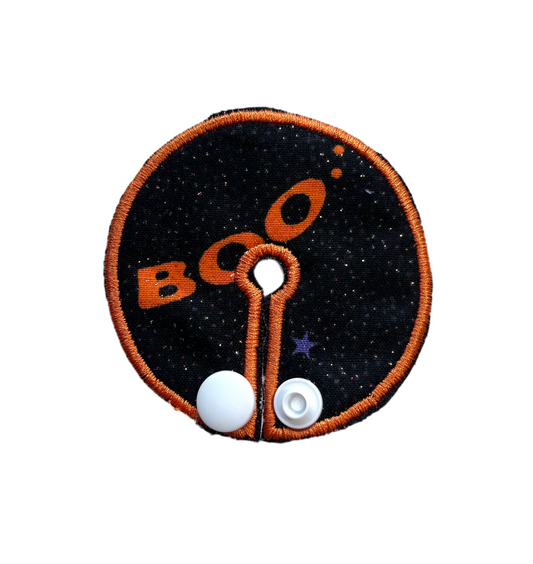 Halloween glitter BOO 2.75" gtube pad