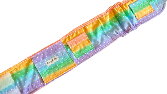 Ombre polka dot gtube belt belly band
