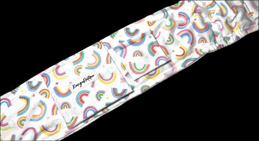 Pastel rainbow gtube belt belly band
