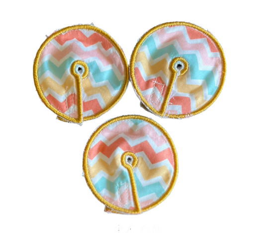 Pastel chevron 2.75" gtube pad ONE PAD
